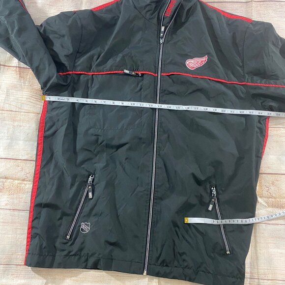 CCM Unisex Detroit Red Wings Athletic Light Weight Full Zip Jacket - Large - Picture 8 of 13